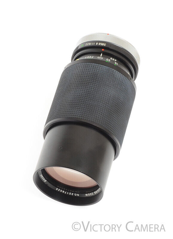 Vivitar 75-205mm f3.8 MC Close Focusing Macro Telephoto Zoom Lens for Canon FD