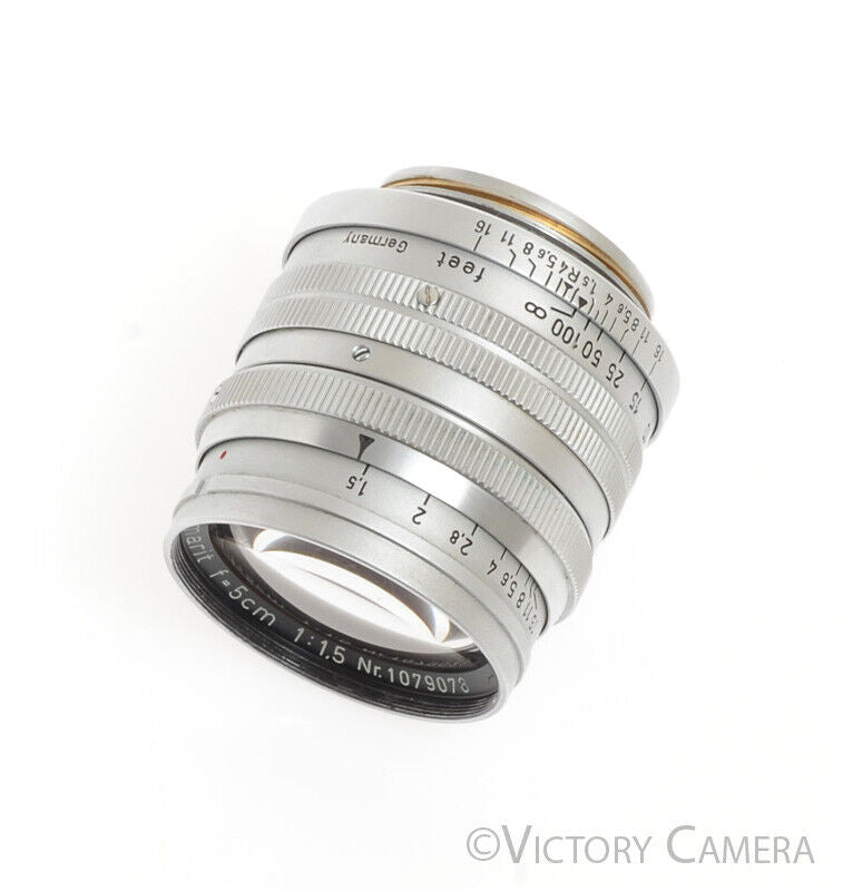 Leica Summarit 5cm 50mm f1.5 L39 LTM Screw Mount Lens (feet)