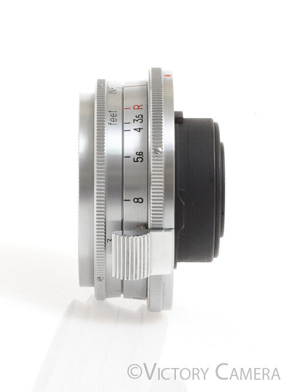 Nippon Kogaku W-Nikkor.C 2.8cm 28mm f3.5 Nikon S Rangefinder Lens -Clean in Cas-