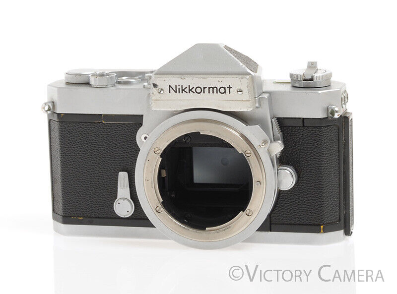 Nikon Nikkormat FT-N FTN Chrome 35mm Film Camera Body -Clean, New Seals-