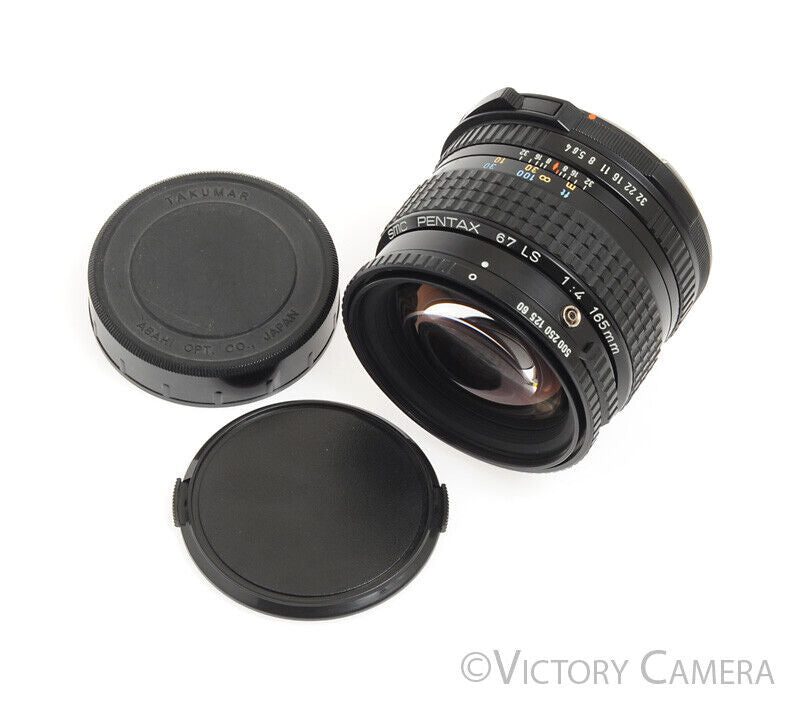 Pentax 67 6x7 LS Leaf Shutter 165mm F4 Telephoto Prime Lens