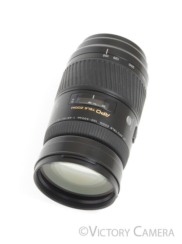 Minolta Apo 100-400mm F4.5-6.7 Telephoto Zoom Lens for Sony A / Minolta -Clean- - Victory Camera