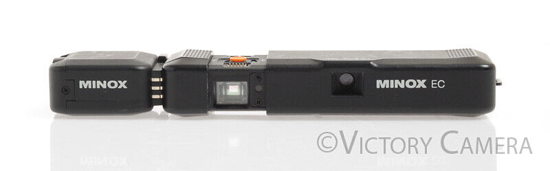 Minox EC Black Subminiature Spy Camera w/ Manual &amp; Flash Adapter -Clean in Case- - Victory Camera