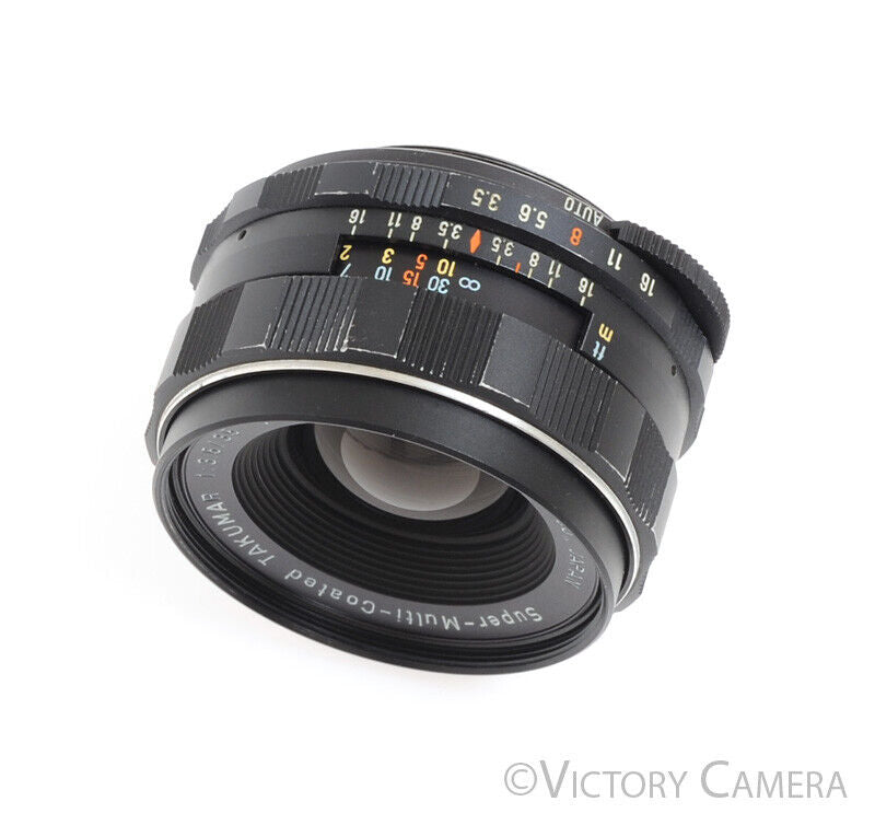 Pentax 35mm F3.5 Super-Multi-Coated Takumar Wide Angle Lens M42 Screw -Clean-
