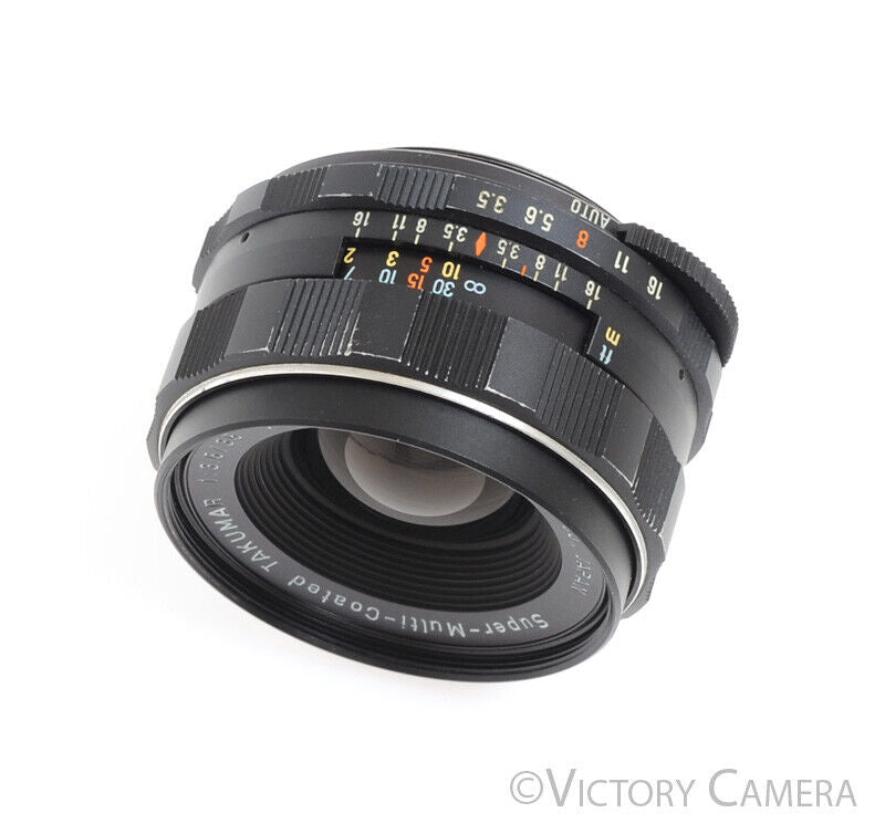 Pentax 35mm F3.5 Super-Multi-Coated Takumar Wide Angle Lens M42 Screw -Clean- - Victory Camera