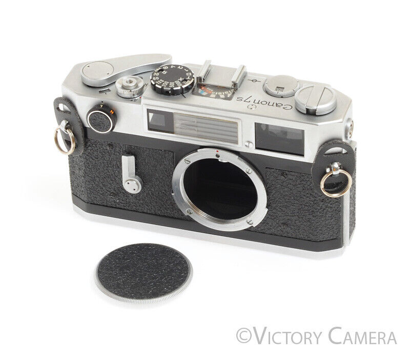 Canon 7s Chrome 35mm Rangefinder Camera Body -No Meter- - Victory Camera