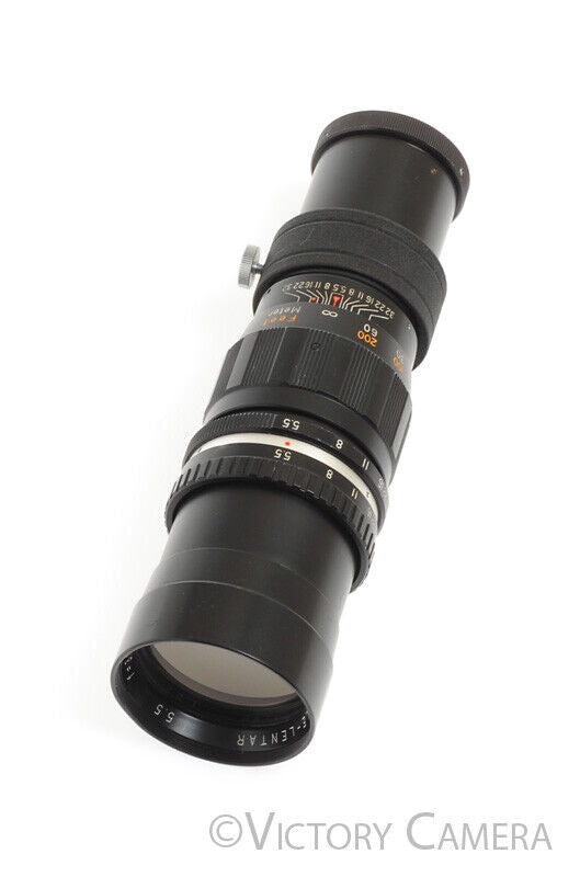 Tele-Lentar 300mm f5.5 Telephoto Lens w/ T Mount for M42 Screw Mount -Clean-
