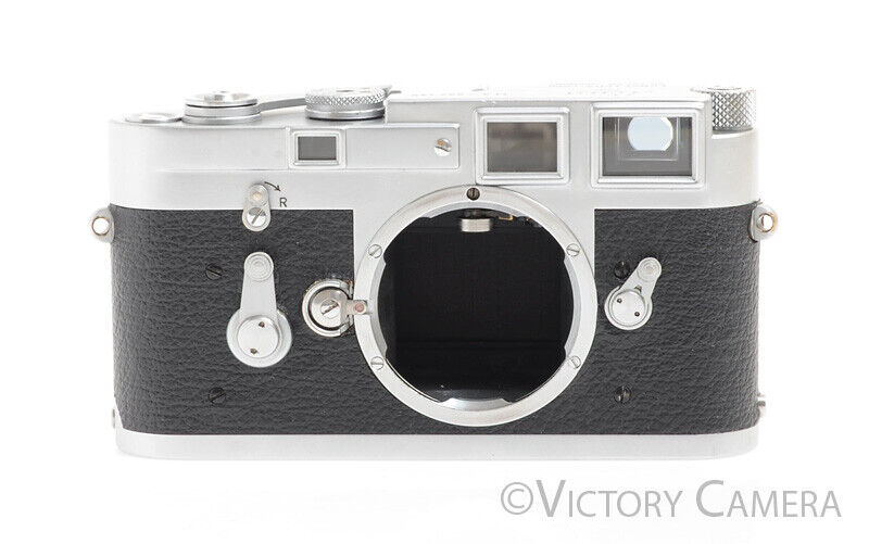 Leica M3 SS (Single Stroke) Chrome 35mm Rangefinder Camera Body -Nice- - Victory Camera