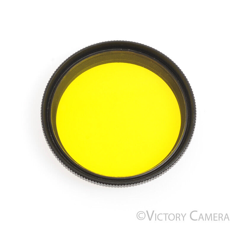 Leica Ernst Leitz Yellow 2 36mm Filter Black Body -Clean in Box- [EXC+] - Victory Camera