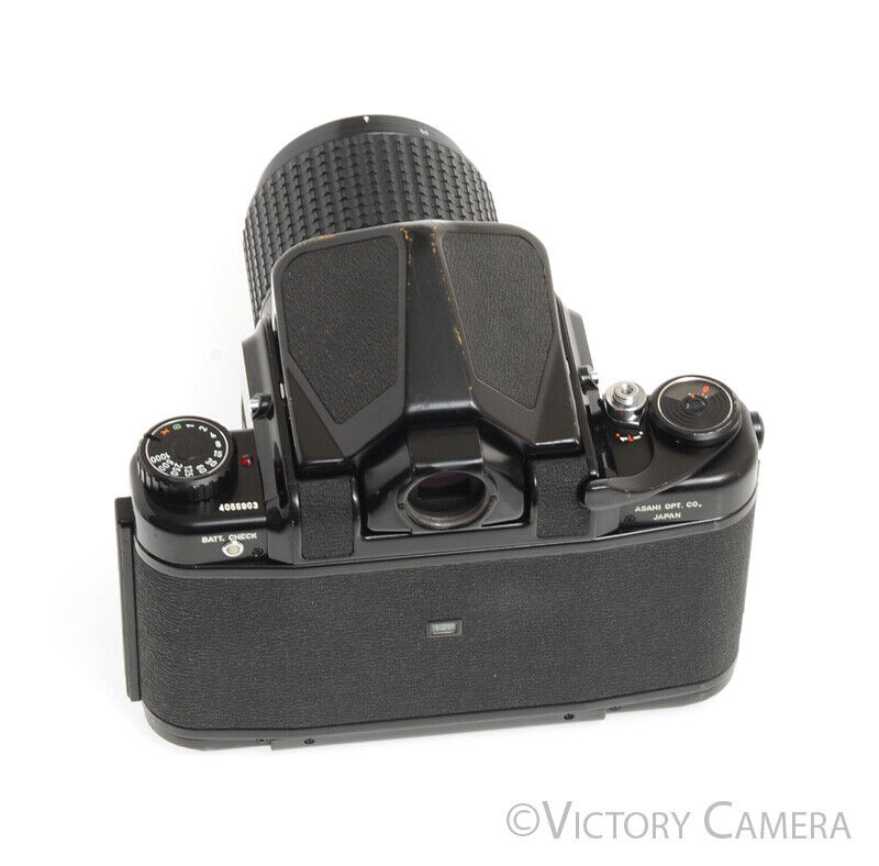 Pentax 6x7 67 Medium Format Film Camera w/ 135mm f4 Macro Lens -New Seals-