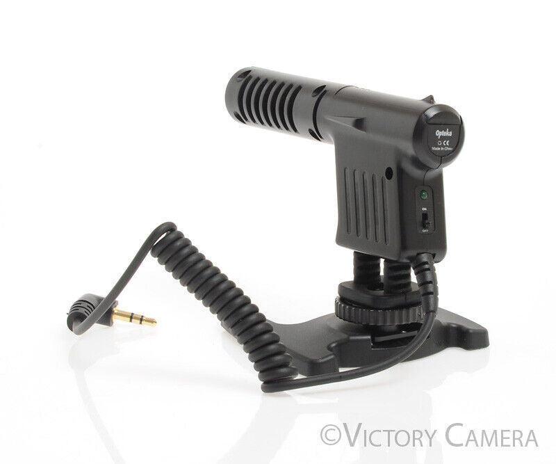 Opteka VM-8 Shotgun Mic Microphone w/ Deadcat Wind Filter - Victory Camera