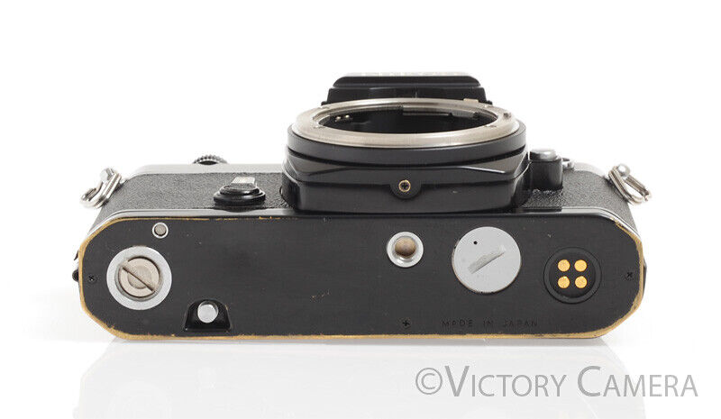 Nikon FM Black Camera Body (Early Version) -No Meter, Good Seals-