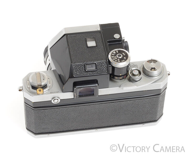 Nikon F Camera Body w/ Chrome FTN Photomic Prism &amp; 50mm f1.4 Lens -New Seals-