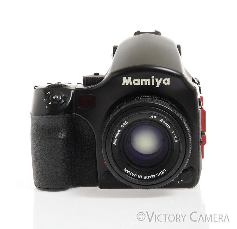 Mamiya 645AF 645 AF 6x4.5 Medium Format Camera w/ 80mm Lens 120 Back - Victory Camera