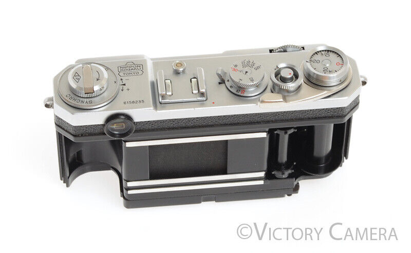 Nikon S2 Chrome 35mm Rangefinder Camera Body (only) -As is, Parts/Repair-