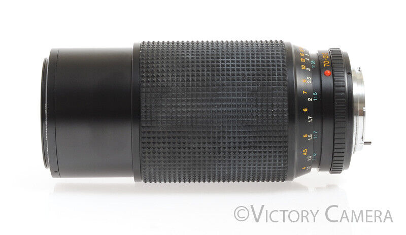 Minolta MD Zoom 70-210mm f4 Telephoto Zoom Lens -Clean w/ Shade-