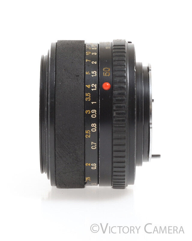 Minolta MD 50mm f1.4 Manual Focus Prime Lens -Replaced Grip- - Victory Camera