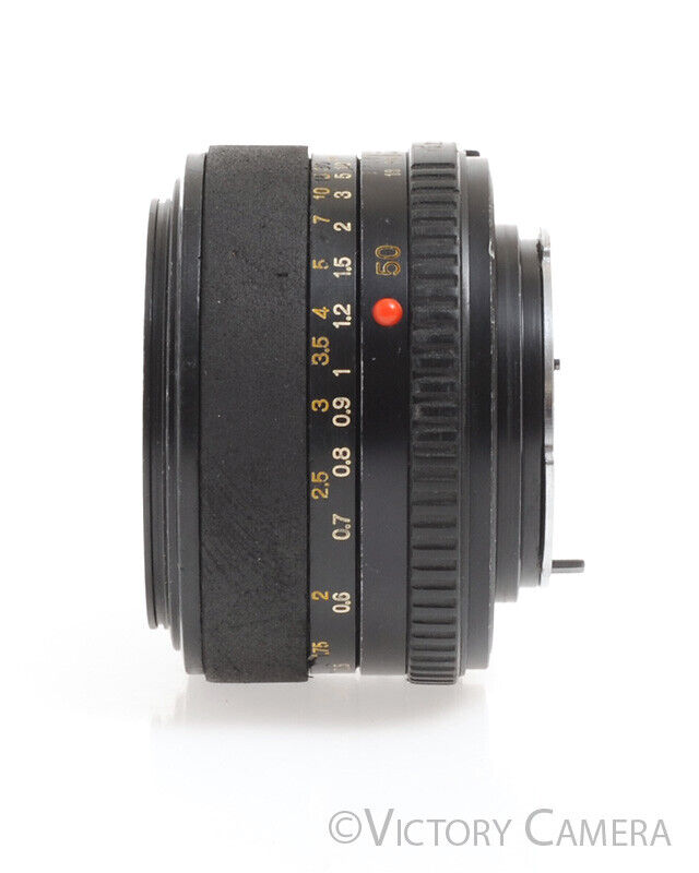 Minolta MD 50mm f1.4 Manual Focus Prime Lens -Replaced Grip-