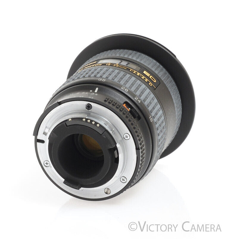 Nikon Nikkor 18-35mm F3.5-4.5 AF-D ED Full Frame Wide-Angle Zoom Lens -Clean- - Victory Camera