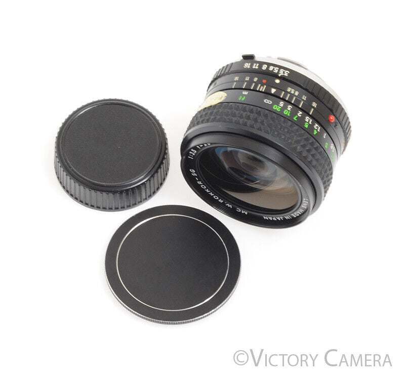 Minolta MC W.Rokkor SG 28mm f3.5 MD Manual Focus Wide Angle Prime Lens - Victory Camera