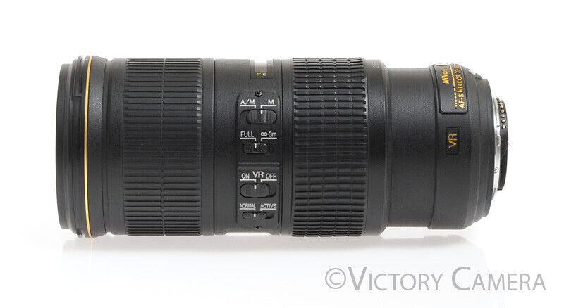 Nikon AF-S Nikkor 70-200mm F4 G ED N Telephoto Zoom Lens -Clean- - Victory Camera
