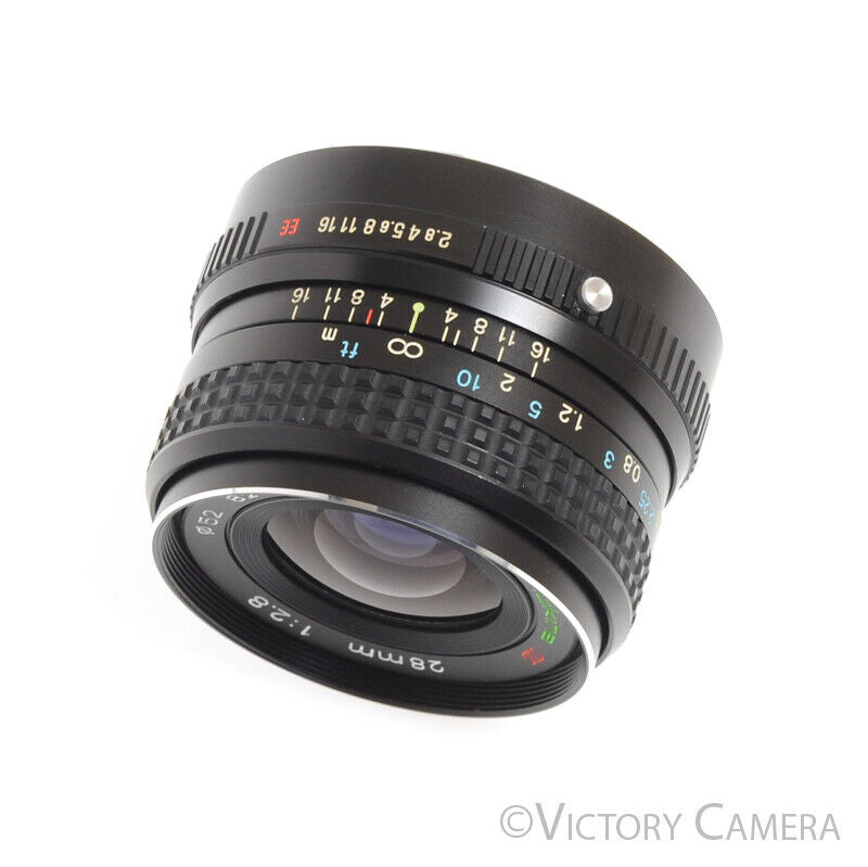 Tokina RMC 28mm f2.8 Wide Angle Prime Lens for Konica AR-mount - Victory Camera