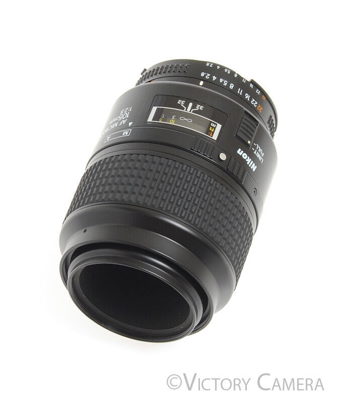 Nikon Micro-Nikkor 105mm F2.8 AF-D Autofocus Telephoto Prime Lens - Victory Camera