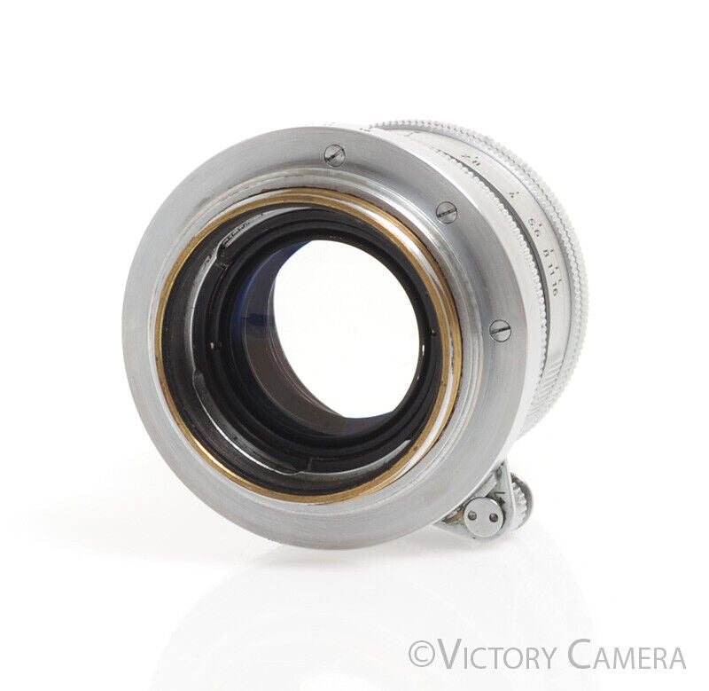 Leica 5cm 50mm f2 Collapsible Summicron LTM Prime Lens with Caps -Nice-