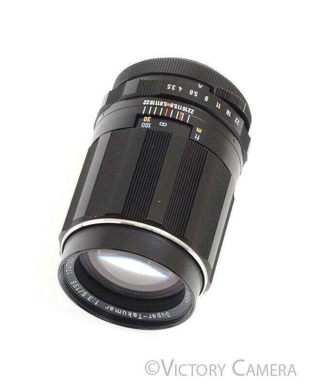 Pentax Super-Takumar 135mm F3.5 M42 Mount Portrait Lens -Clean in Case- [EXC] - Victory Camera