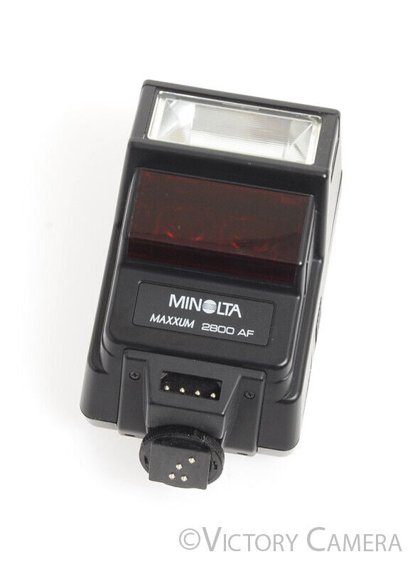 Minolta Maxxum 2800AF External Flash for Film Cameras -Clean- - Victory Camera