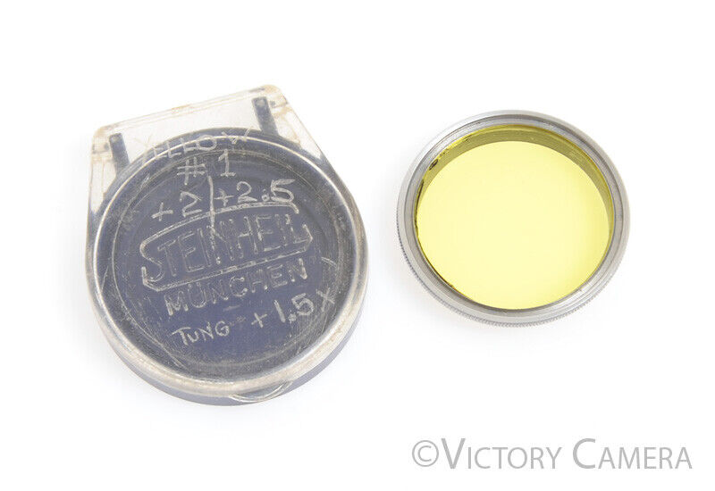 Steinheil Munchen 36mm Gelb Yellow 1.5x Filter for Black and White - Victory Camera