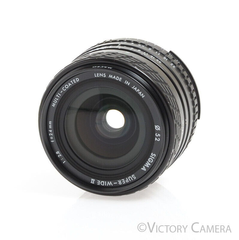 Sigma Super-Wide 24mm f2.8 1:4 Macro Wide Angle Lens for Nikon AI-s -Clean-