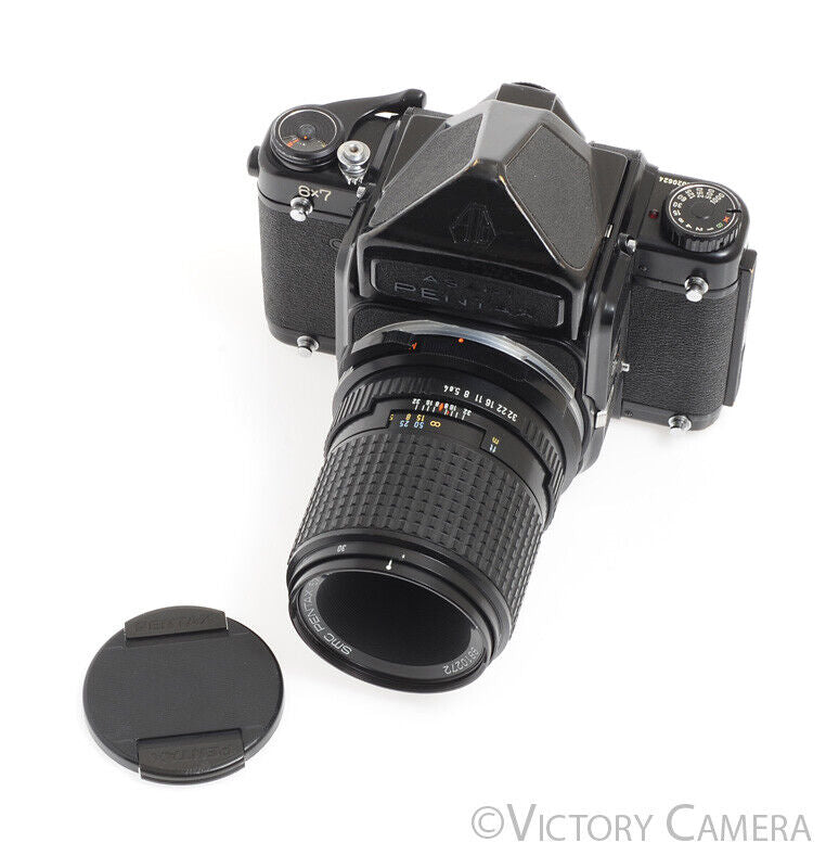 Pentax 6x7 67 Medium Format Camera w/ 135mm f4 Macro Lens -New Seals-
