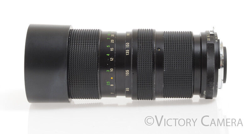Vivitar 70-205mm F3.8 Close Focus Telephoto Zoom Lens for Nikon AI -Clean-