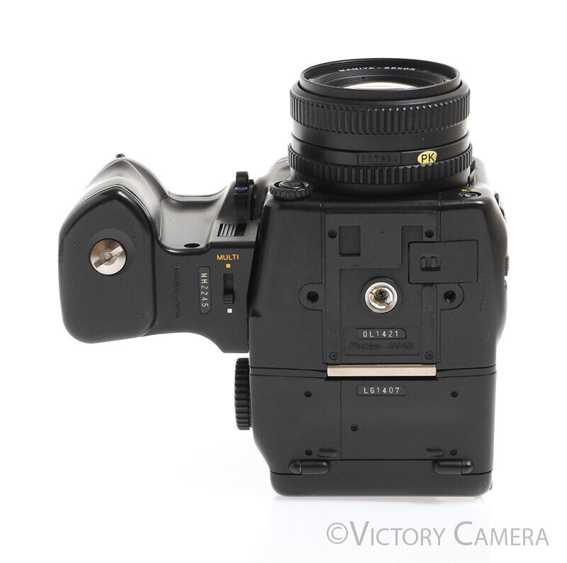 Mamiya 645 Pro Camera AE Metered Prism FE401 w/ 80mm N Lens &amp; Winder -Clean-