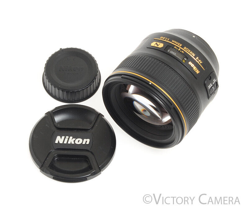 Nikon Nikkor AF-S 85mm f1.4 G Nano Autofocus Prime Portrait Lens -Clean- - Victory Camera