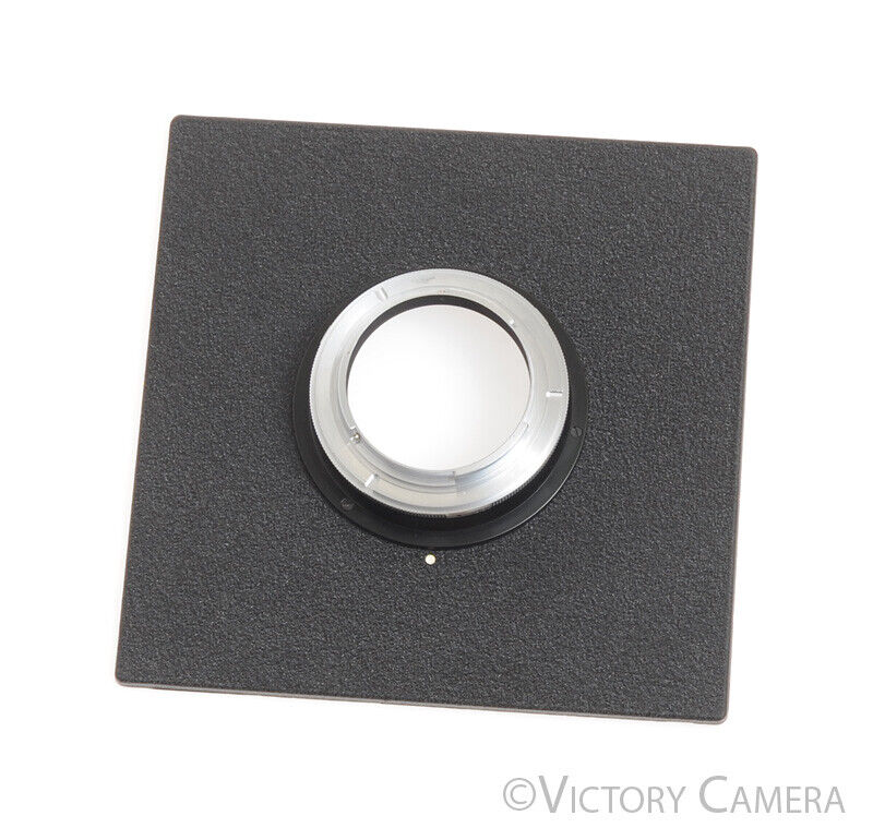 Nikon BR2 Macro Adapter F Lens Reversing Ring on Sinar Lens Board [EXC+] - Victory Camera
