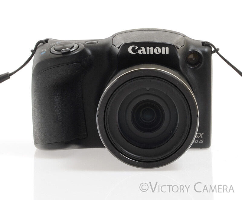 Canon PowerShot SX 420 IS SX420IS Black 20MP Digital Camera - Victory Camera