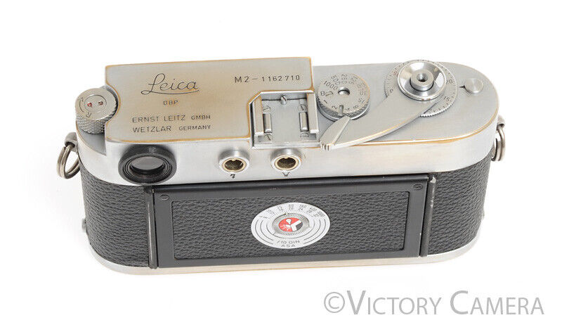 Leica M2 Chrome 35mm Rangefinder Camera Body w/ Upgraded Finder -YYE CLA- - Victory Camera