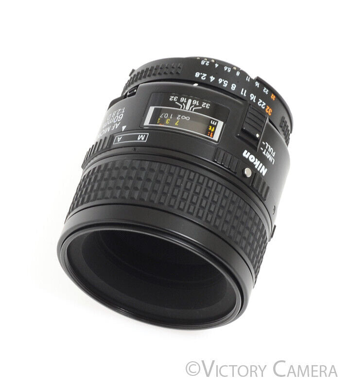 Nikon Micro-Nikkor 60mm F2.8 D AF Autofocus 1:1 Macro Lens - Victory Camera