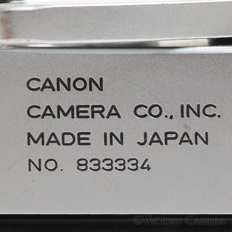Canon 50mm f0.95 Dream Lens on Model 7 Camera Body -Clear Glass, Very Nice- [EXC-] - Victory Camera