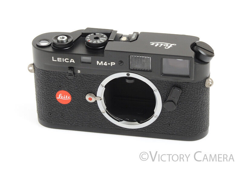Leica Leitz M4-P Black 35mm Rangefinder Camera w/ Strap -Mint in Box-