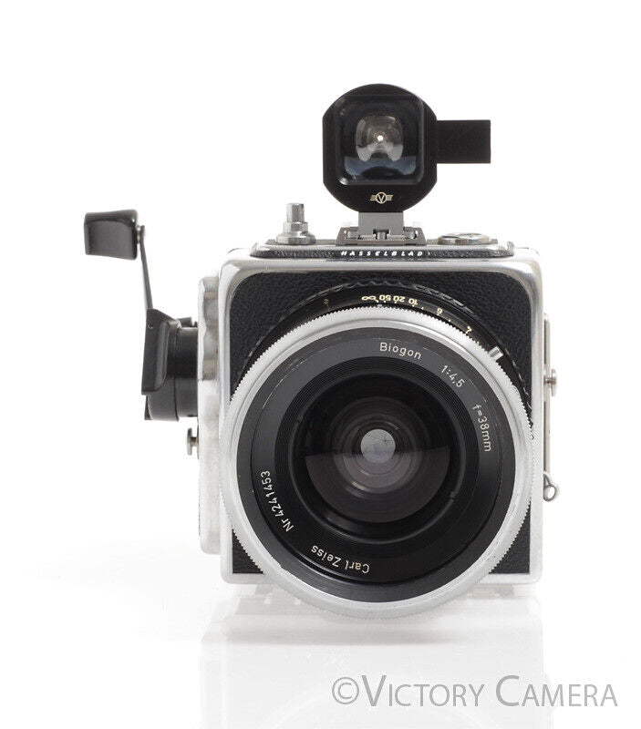 Hasselblad Superwide C Camera w/ 38mm f4.5 Biogon &amp; 120 Back -Clean- - Victory Camera