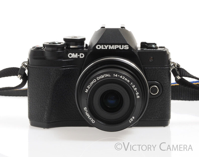 Olympus OM-D E-M10iii 16.1MP Black Digital Camera w/ 14-42mm Lens