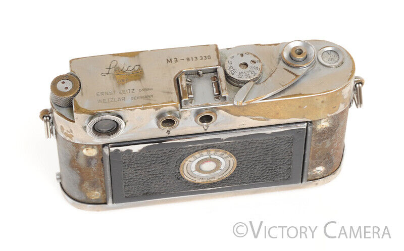 Leica M3 DS Double Stroke Distressed 35mm Film Camera Body -Cool- - Victory Camera