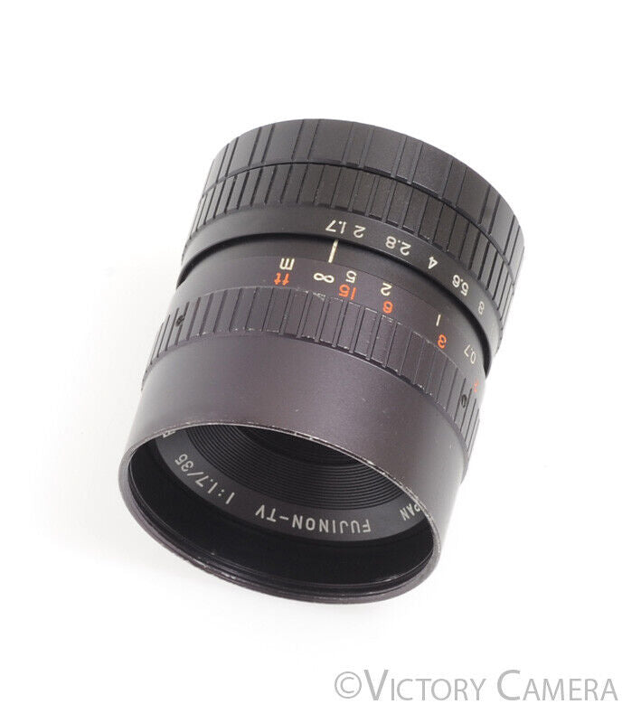 Fujinon-TV 35mm f1.7 CCTV Wide Angle Prime Lens for C Mount  [EXC-] - Victory Camera