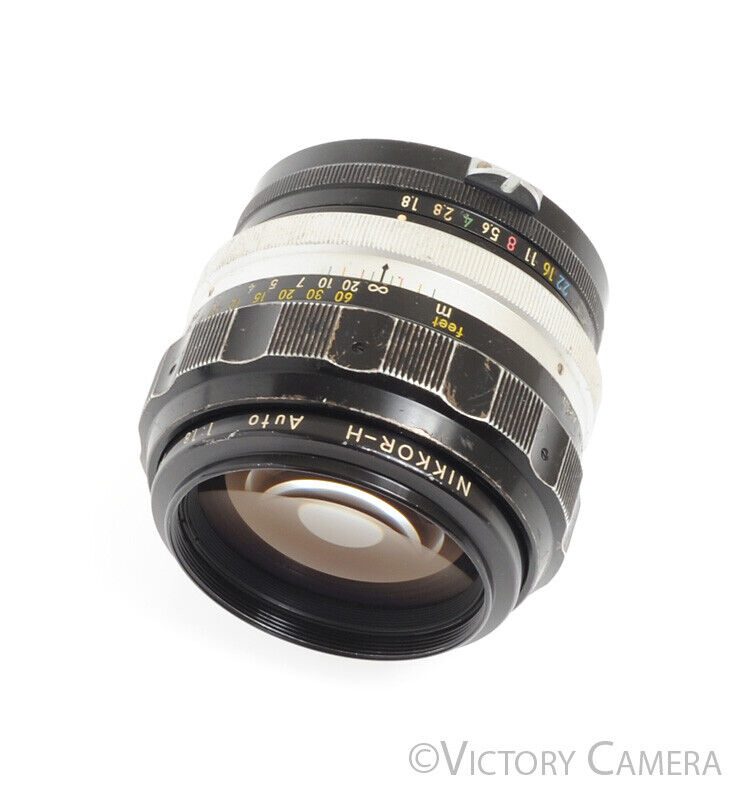 Nikon Nikkor-H 85mm f1.8 non-AI Portrait Prime Lens -Clean Glass- - Victory Camera