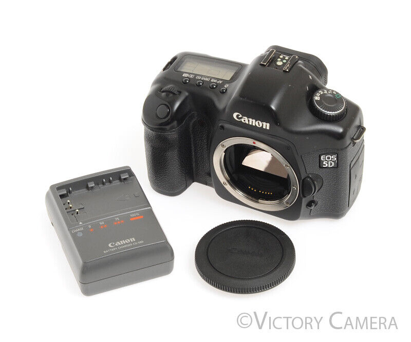 Canon 5D Mark I 12.7 MP DSLR Camera Body w/ Charger - Victory Camera