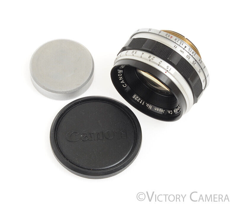 Canon 35mm f1.5 Rare LTM Fast Wide Angle Screw Mount Prime Lens -Clean- - Victory Camera