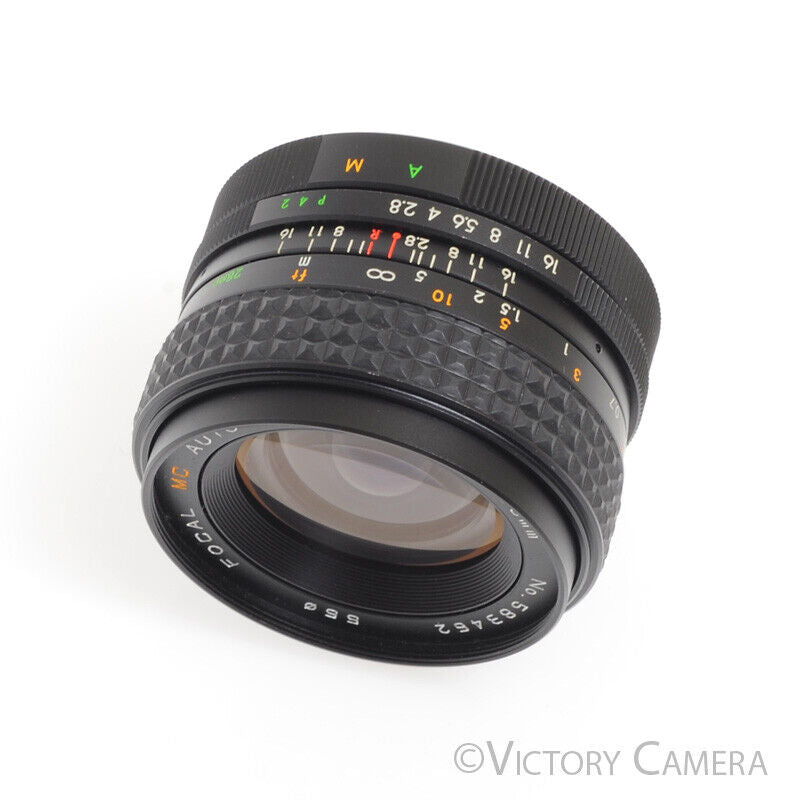 Focal MC Auto 28mm f2.8 Wide Angle Prime Lens For M42 Mount -Clean-